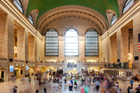 Grand Central Station train manhattan new york city rush hour architecture landmark